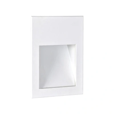 Image of Borgo LED 1 Light Indoor Recessed Marker Wall White