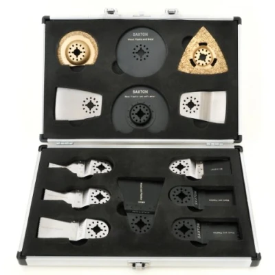 Image of Saxton SH13CS01 13 Blades Case Set Compatible with Fein Multimaster Multi Talent Einhell Milwaukee Bosch Multitool