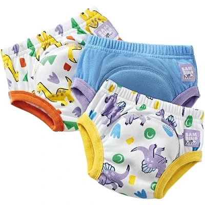 Image of Bambino Mio, Reusable Potty Training Pants for Boys and Girls, 3 Pack