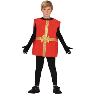 Image of GUIRMA Children&#039;s Gift Fancy Dress Costume (7 9 Years) Tunic Christmas and New Year Costumes for Parties Celebrations Ideal Boys Girls Red
