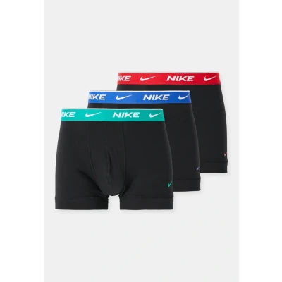 Image of Nike Trunk 3PK Underwear, Blk STDM Grn/GME Royal/Uni Red WB, L Men