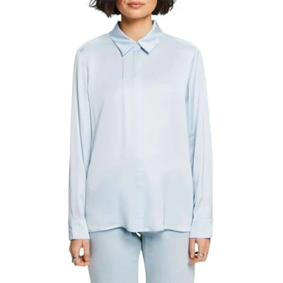 Image of Esprit Buttondown blouse, Women&#039;s, Size: 16, Light blue