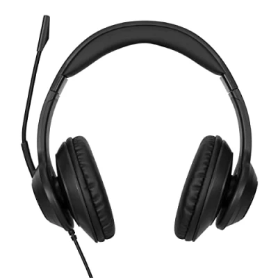 Image of Targus AEH102GL headphones/headset Wired Head band Calls/Music USB Type A Black