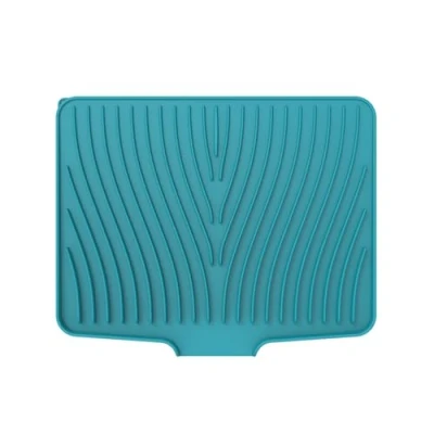 Image of Dish Drying Mat,40 * 33cm,Kitchen Drain Mat,Silicone Draining Board Mats,Quick Dry Spill Mat,Non Slip Sink Drainer Mat,for Kitchen,Restaurant,Countertop