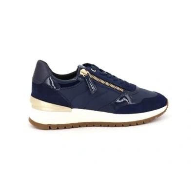Image of Geox Women&#039;s D Desya A Sneaker, Navy, 6 UK