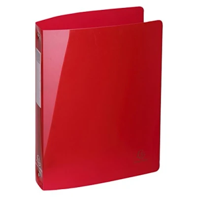Image of Exacompta Ref. 51770E Iderama semi rigid PP binder 4 round rings, diameter 30 mm Spine 40 External dimensions: 32 x 26.8 cm Format to file A4 Maxi 10 random colors
