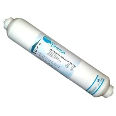 Image of WFM TAO External Fridge Water Filter Compatible with Samsung, LG, Daewoo, Rangemaster SXS Refrigerators 1/4&quot; tubing