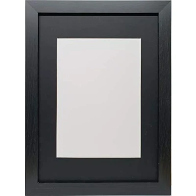 Image of Black Frame with Whit Mount (Black Mount, 12&quot;X10&quot; for 10&quot;X8&quot; Picture)