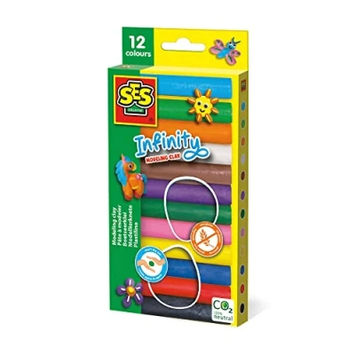 Image of SES Creative 00406 Infinity Modeling clay 12 Pack (180gr)