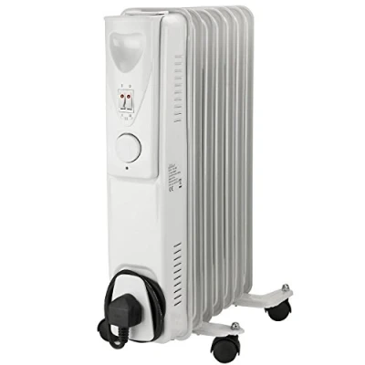 Image of Daewoo Fine Elements Oil Filled Radiator, 1500 Watt, White