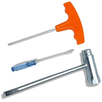 Image of Hippotech Chainsaw Tool Set Bar Nut Wrench Carburetor Screwdriver T27 Driver for Stihl