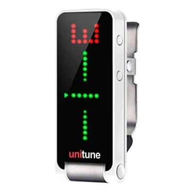 Image of TC Electronic UNITUNE Clip On Tuner with Strobe and Chromatic Modes 108 LED Matrix Display for Uncompromised Tuning Quality