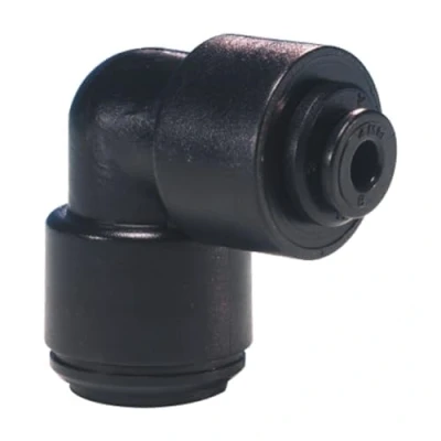 Image of John Guest Speedfit Push Fit 12mm to 10mm 90 Degree Reducing Elbow Perfect for Caravan, Campervan, Boat and Motorhomes