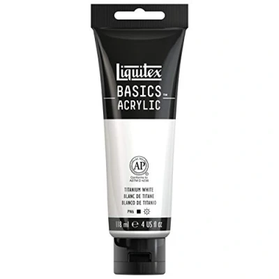 Image of Liquitex Basics Acrylic, 118 ml Tube Titanium White