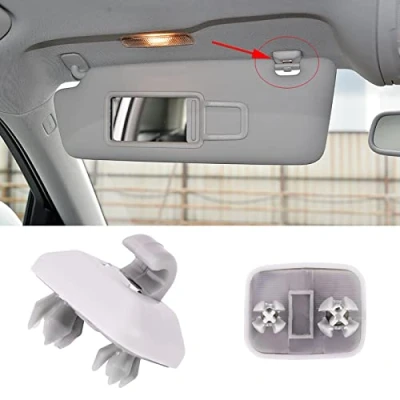 Image of Aramox Interior Sun Visor Hook Plastic Clip for A1 A3 A4 S4 A5 S5 Q3 Q5 TT