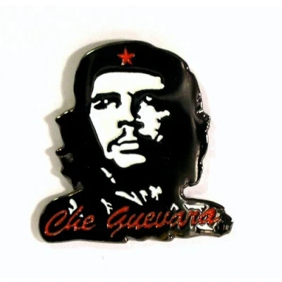 Image of Metal Enamel Pin Badge Rebel Che Guevara (Marxist Revolutionary Argentina)
