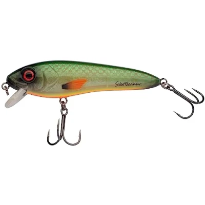 Image of Abu Garcia Svartzonker McCelly, Fishing Hook, Realistic Hand Painted Hard Lures with Strong Berkley Fusion Treble Hooks, Predator Fishing, Pike, Unisex, Fire Carp, 90g 170mm