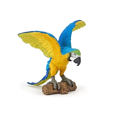 Image of Papo WILD ANIMAL KINGDOM Figurine, 50235 Blue ara Parrot, Multicolour