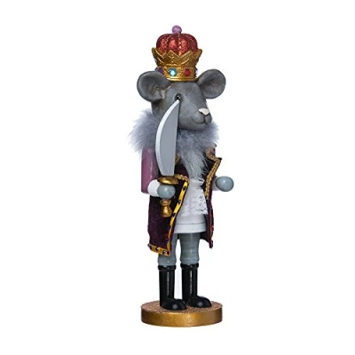 Image of Hollywood Nutcrackers Kurt Adler Mouse King Nutcracker, 12 Inch