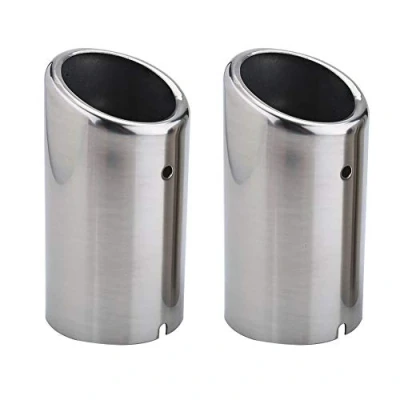 Image of 63Mm Exhaust Tips, A4 B8 embout echappement,exhaust tips,Car Tail Pipes 1 pcs Stainless Steel Pipe Muffler Tips for 325i 328i