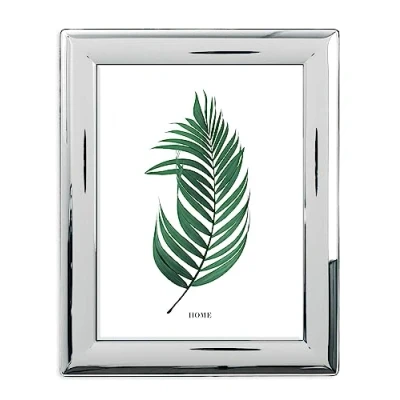 Image of Inov8 Framing Tarnish Resistant Silver Plated Picture Frame Curved Design for 8x6 Inch (20x15cm) Photo