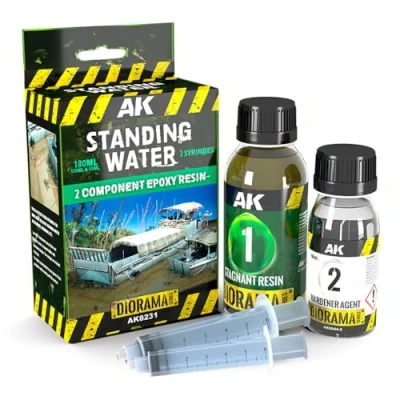 Image of AK Interactive &quot;Standing Water&quot; 2 Component Epoxy Resin 180ml (AK8231)