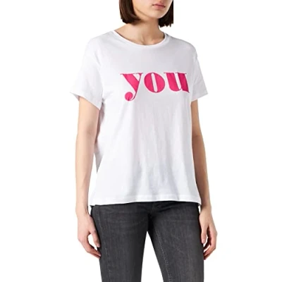 Image of Teddy Smith Women&#039;s Femme TEE Shirt T You MC, Blanc, S