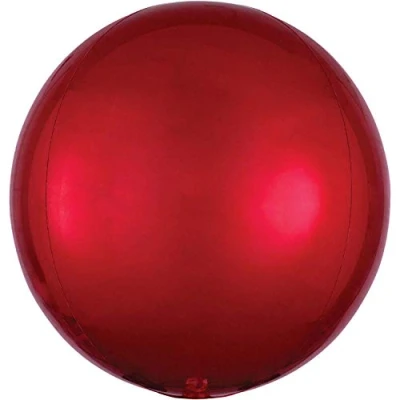 Image of Amscan 2820301 Orbz: Red