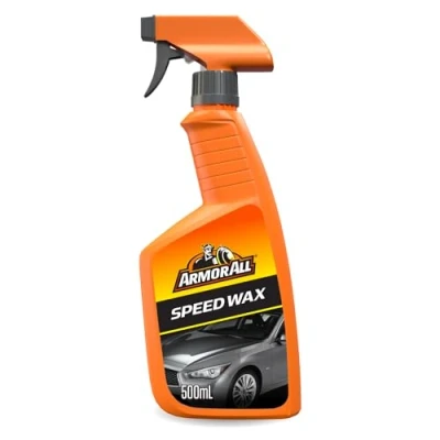 Image of Armor All, Speed Wax Spray, Contains Carnauba Oil for a Shiny Finish, Restores and Protects your Car, Removes Dirt Between Washes, Ideal Car &amp; Motorcycle Detailing, Made in the UK