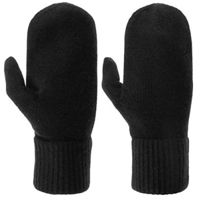 Image of Hestra Women&#039;s Cashmere Mittens Women gloves Autumn Winter One Size black