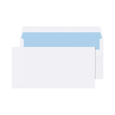 Image of Q Connect DL Envelopes Wallet Self Seal 90gsm White (Pack of 1000) 7134