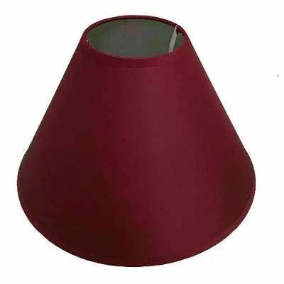 Image of 9&quot; (23cm) Cotton Textured Fabric Coolie Light Shade Table Ceiling Lamp Shades (Wine)