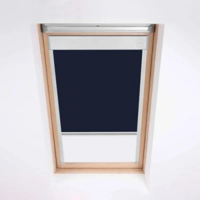 Image of Skylight Roller Blinds For Velux Roof Windows, Blackout Blind, Window Code M04 Navy