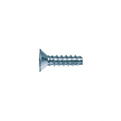 Image of 7x 5.0X12 Pozi Countersunk Thread Forming Screws for Plastic