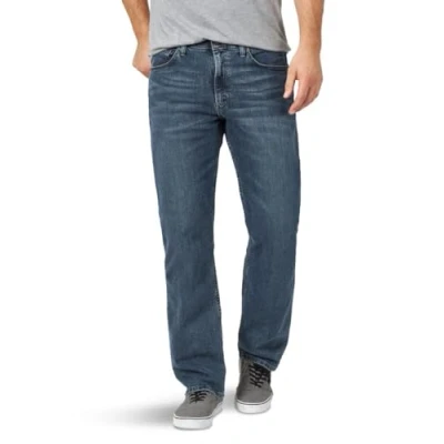 Image of Wrangler Authentics Men&#039;s Comfort Flex Waist Relaxed Fit Jean, Smoke, 33W x 34L