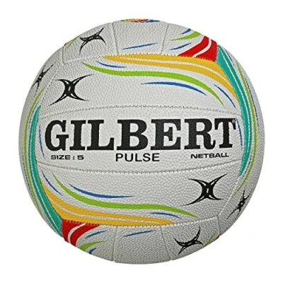 Image of Gilbert Boys Pulse Match Net Ball Multi Coloured, Size 5