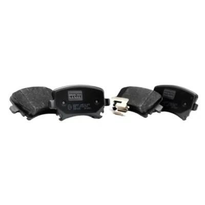 Image of 1612373080 brake pad set TRW GDB2121 prepared for wear indicator with caliper screws accessories PEUGEOT: 308 II Hatchback, SW 2