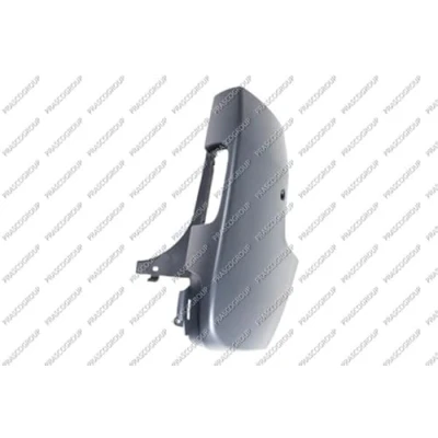 Image of 93858242 Bumper PRASCO OP9341153 rear Axle Right for vehicles with doors Smooth black Paintable