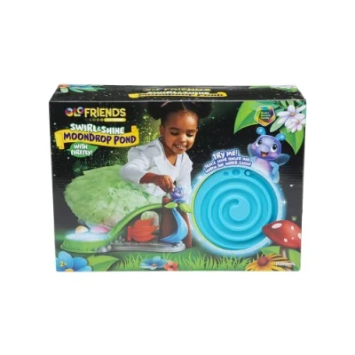 Image of Playskool Glo Friends Swirl &amp; Shine MoonDrop Pond Glowing, Musical Glowing Firefly Toy and Playset SEL Ages 2+