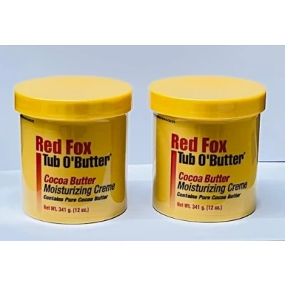 Image of 2 x RED FOX PURE COCOA BUTTER MOISTURISING CRÈME 10.5 Oz