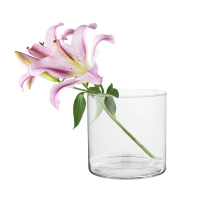 Image of TREND for HOME Decoration Cylinder Vase 19 cm Candle Holder Flowers Transparent Glass Flower Room Decorations Table Ø 4848 ml Naida