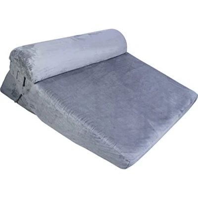 Image of Aidapt Multi Function Orthopaedic Bed Wedge Pillow With Headrest Gel Infused Colling Memory Foam, Removable Washable Cover, Carry Handle for Lumbar Support, Back Pain, Acid Reflux, Snoring