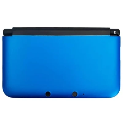 Image of OSTENT Full Housing Shell Case Cover Replacement Compatible for Nintendo 3DS XL LL (Blue)