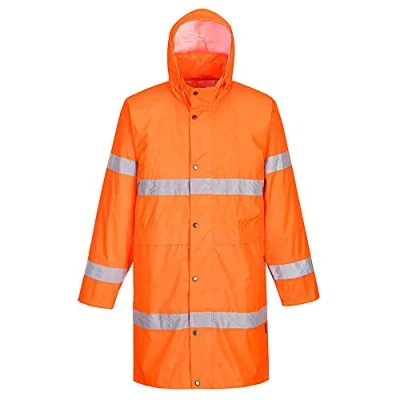 Image of Portwest Hi Vis Coat 100cm, Size: 4XL, Colour: Orange, H442ORR4XL