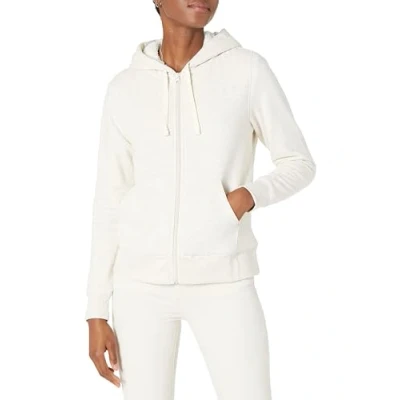 Image of Amazon Essentials Women&#039;s Sherpa Lined Fleece Full Zip Hooded Jacket (Available in Plus Sizes), Oatmeal Heather, S