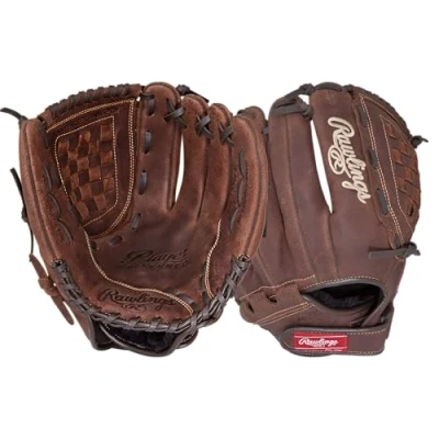 Image of Rawlings Player Preferred Baseball Glove, Regular, Baseball/Softball Pattern, Basket Web, 12 1/2 Inch