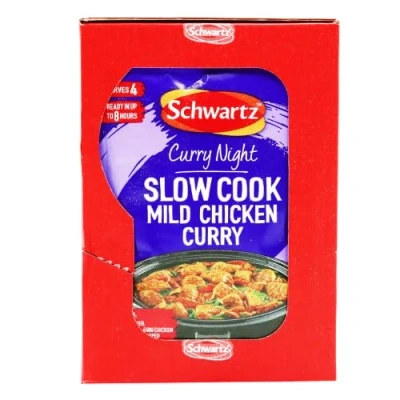 Image of Schwartz Slow Cook Mild Chicken Curry Recipe Mix 35g Assorted Packs