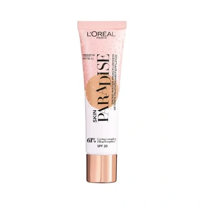 Image of L&#039;Oreal Paris Skin Paradise Tinted Moisturiser, Up to 24h hydration, SPF20, 02 Medium, 0.039 kg