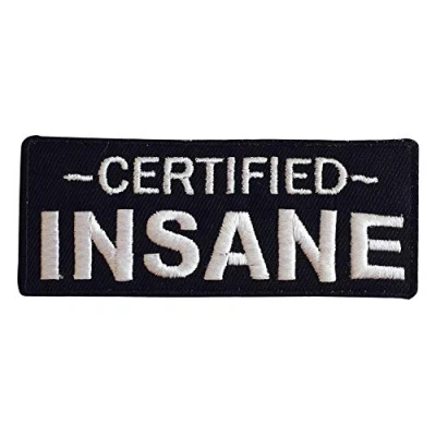 Image of Insane Superhero Movies Embroidered Iron on Patch Sew Badge for Clothes etc
