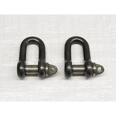 Image of X2 1 Ton Self Colour Small Dee Shackles with 16MM Screw Pin to BS3032